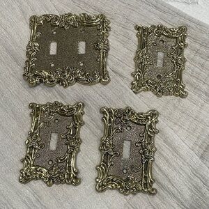 VINTAGE light switch metal plates